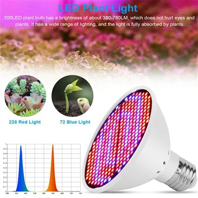 300 LED Full Spectrum Plant Grow Light Lamp