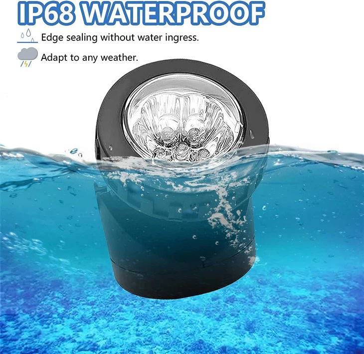 solar pond lights underwater 2