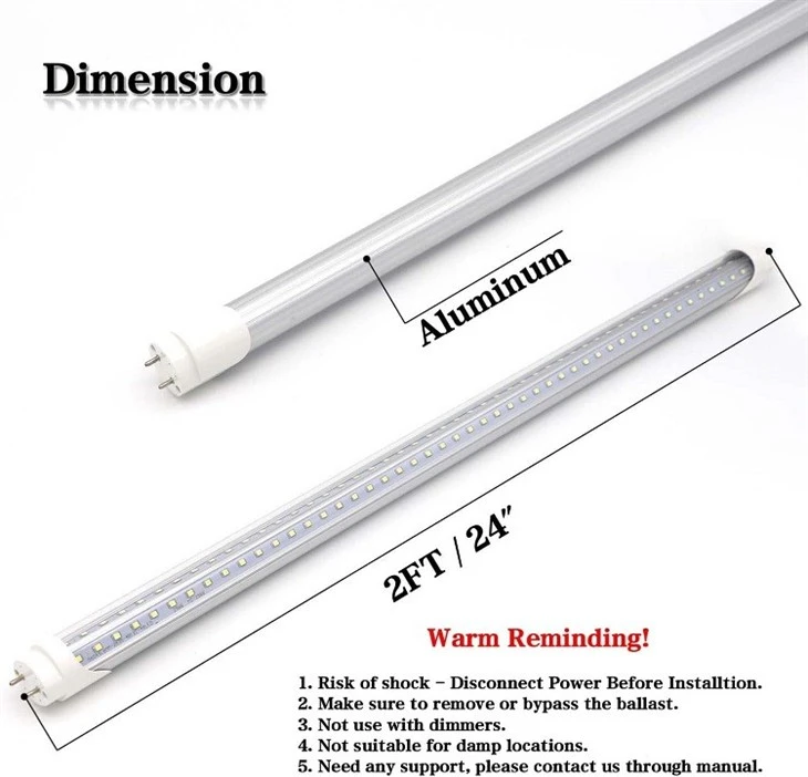 G13 V shaped tube light detail1