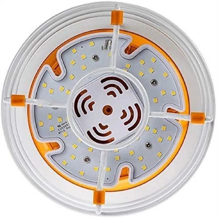 Portable Hanging Construction Light with Stainless Steel detail